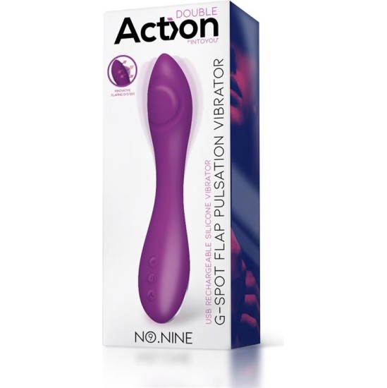 Action No. Nine G-Spot Vibrator Flap Function Magnetic USB Silicone