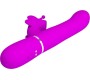 Pretty Love Flirtation PRETTY LOVE - MULTIFUNCTION RABBIT VIBRATOR 4 IN 1 BUTTERFLY FUCHSIA