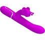 Pretty Love Flirtation PRETTY LOVE - MULTIFUNCTION RABBIT VIBRATOR 4 IN 1 BUTTERFLY FUCHSIA