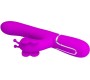 Pretty Love Flirtation PRETTY LOVE - MULTIFUNCTION RABBIT VIBRATOR 4 IN 1 BUTTERFLY FUCHSIA