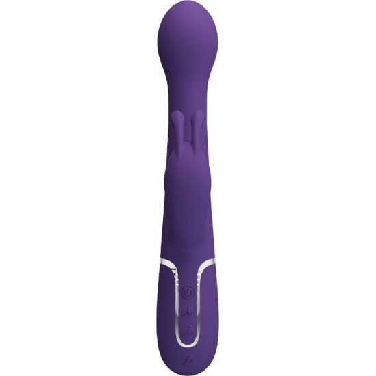 Pretty Love Flirtation PRETTY LOVE – DEJON RABBIT VIBRATOR 3 IN 1 DAUGIAFUNKCIJA PURPLE