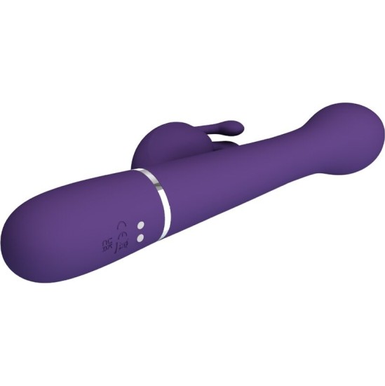 Pretty Love Flirtation PRETTY LOVE – DEJON RABBIT VIBRATOR 3 IN 1 DAUGIAFUNKCIJA PURPLE