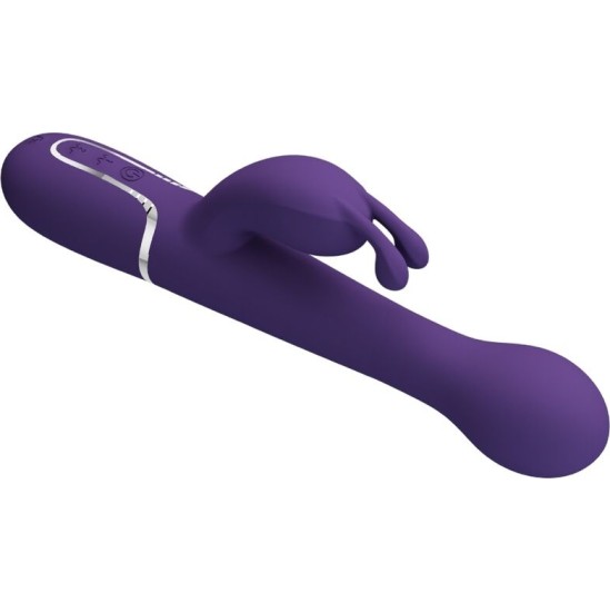 Pretty Love Flirtation PRETTY LOVE – DEJON RABBIT VIBRATOR 3 IN 1 DAUGIAFUNKCIJA PURPLE