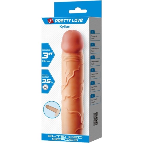 Pretty Love Male PRETTY LOVE - KYLIAN PENIS EXTENDER COVER FLESH