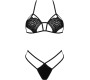 Livco Corsetti Sets LIVCO CORSETTI FASHION - JIMENA LC 20216 BRA + THONG BLACK ONE SIZE