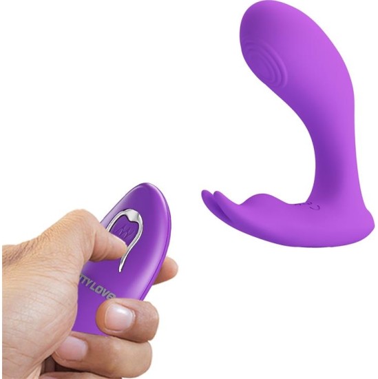 Prettylove Idabelle Stimulator with Vibration and Pulsation Remote Control