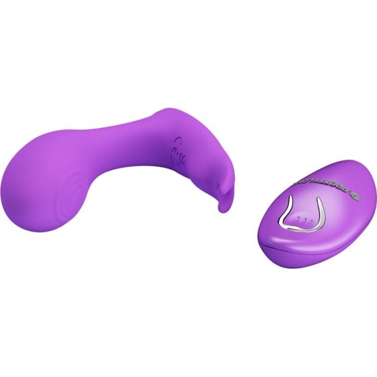 Prettylove Idabelle Stimulator with Vibration and Pulsation Remote Control