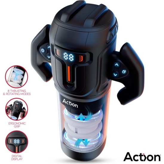 Action Zyon Advance Automatic Thrusting and Rotating Masturbator