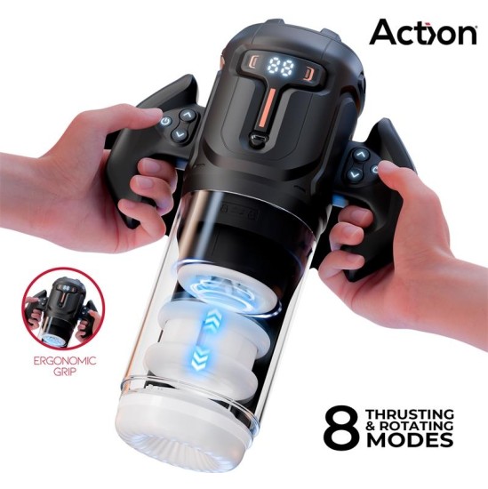 Action Zyon Advance Automatic Thrusting and Rotating Masturbator