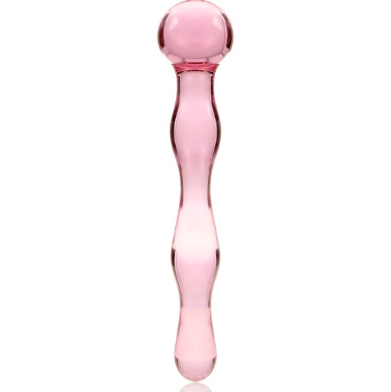 Nebula Series By Ibiza MODEL 13 DILDO BOROSILICATE GLASS 18 X 3.5 CM PINK