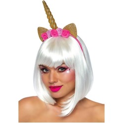 Leg Avenue Accessories LEG AVENUE - UNICORN FLOWER HEADBAND GOLD