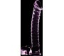 Nebula Series By Ibiza MODELIS 23 DILDO BOROSILIKATINIS STIKLAS 21,5 X 4 CM RAUŽAS