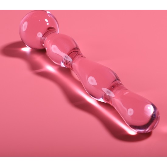 Nebula Series By Ibiza MODEL 13 DILDO BOROSILICATE GLASS 18 X 3.5 CM PINK