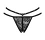 Livco Corsetti Panties LIVCO CORSETTI FASHION - NOMADE THONG BEZKOKŠĶIRSAS, MELNS