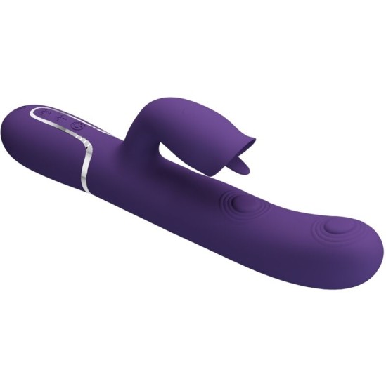 Pretty Love Flirtation PRETTY LOVE - RABBIT VIBRATOR WITH LICKING PURPLE