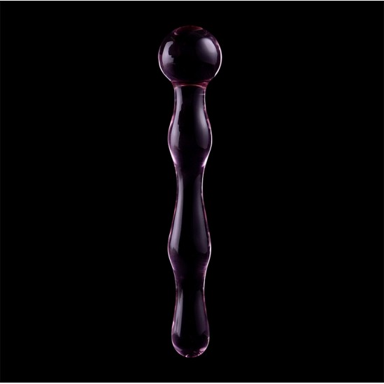 Nebula Series By Ibiza MODEL 13 DILDO BOROSILICATE GLASS 18 X 3.5 CM PINK