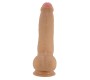 Prettylove Slenkanti oda Realistiška dildo su sėklidėmis 23,3 cm