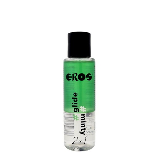 Eros Silikoonil põhinev Lubricant 2in1 Glide Minty 100 ml