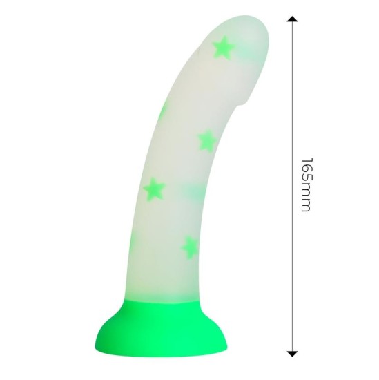 Dildox By Engily Ross Dildo que Brilla en la Oscuridad Confetti Star Silicona L?quida 17 cm