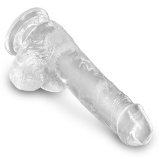 King Cock Clear KCC 6 Cock with Balls