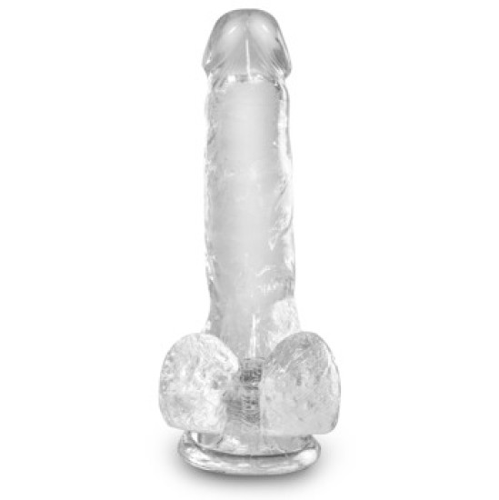 King Cock Clear KCC 6 Cock with Balls