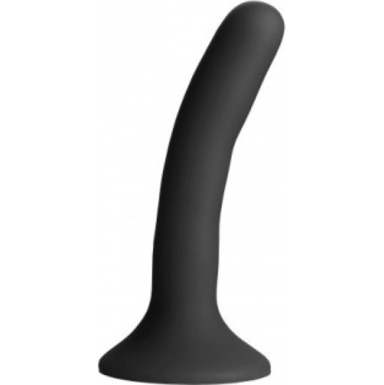 Xr - Strap U SIEVIEŠU IEKĀRTAS AR MELNU SILIKONA DILDO 12'5 CM