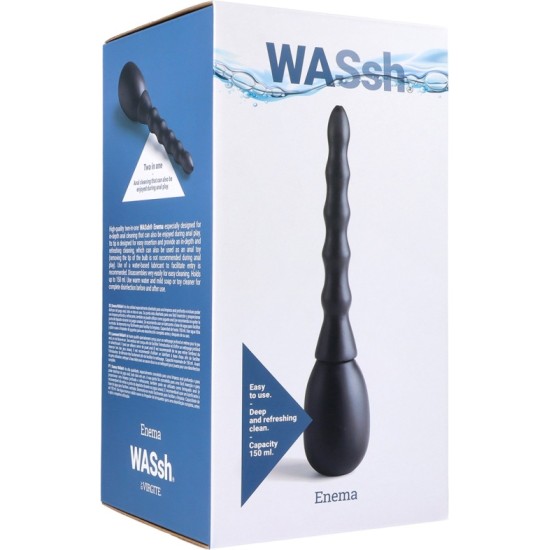 Virgite - Wassh KLIZMAS ANALŲ VALYMO ANTYS JUODOS 150 ML