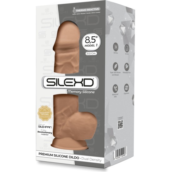 Silexd SILIKONA DILDO MODELIS 4 8'5 CARAMEL"