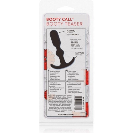 California Exotic Novelties BLACK TEASER SILICONE BOOT PLOG