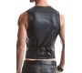 Demoniq OLIVER BLACK VEST WITH ADJUSTMENT BACK L