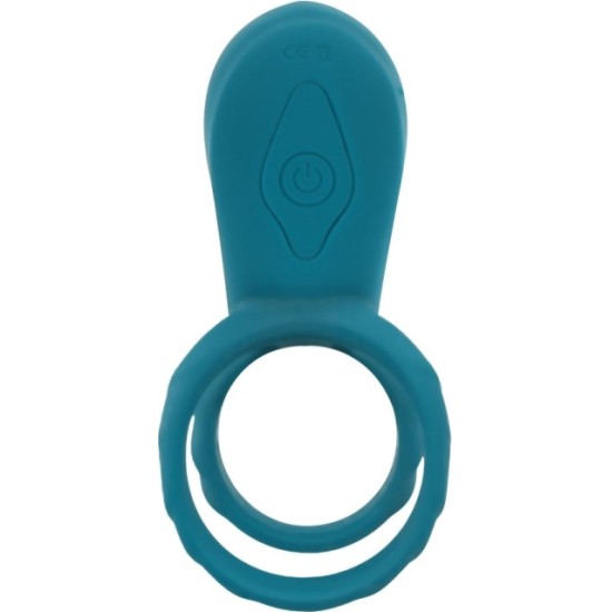 Toy Joy SILICONE VIBRATING RING FOR COUPLES WITH GREEN USB CONTROL