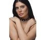 Xr - Strict CLEAR STONES CHOKER NECKLACE WITH RING