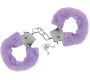 Sweet Caress LILAC PLUSH HANDCUFFS