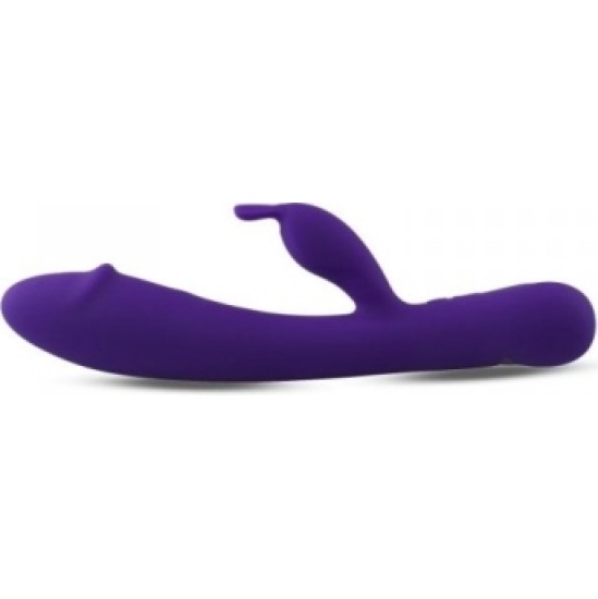 Toyz4Lovers PURPURA UZLĀDĒJAMS RABIT SILIKONA VIBRATORS