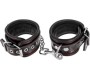 Fetish Tentation PREMIUM ADJUSTABLE HANDCUFFS BLACK/RED