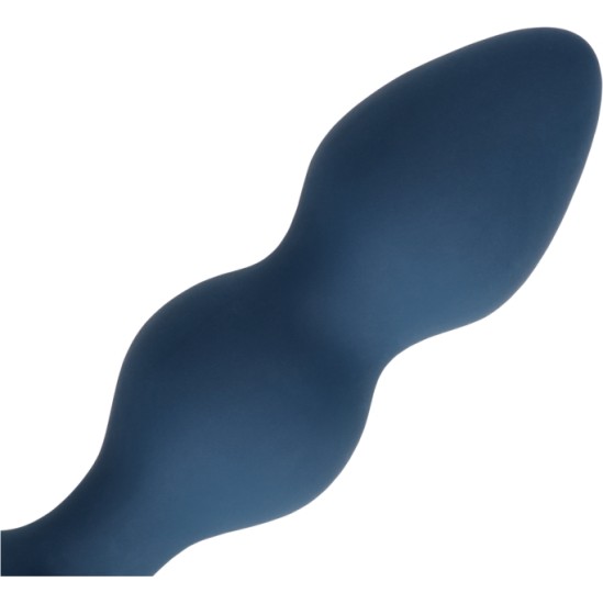 Loveline TEARDROP SILICONE ANAL PLUG L BLUE