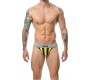 Mob Eroticwear YELLOW-BLACK SPORTS JOCKSTICK XXL