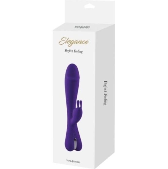 Toyz4Lovers PURPLE RECHARGEABLE RABBIT SILICONE VIBRATOR