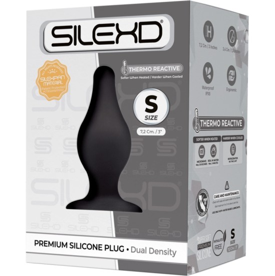 Silexd PLUG SILICONE MODEL 2 3 S BLACK