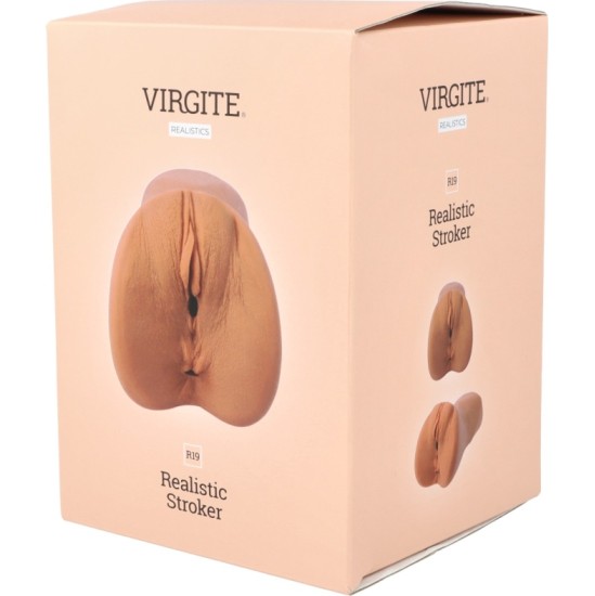 Virgite - Realistics VAGINA/ANUS MASTURBATOR R19 FLESH