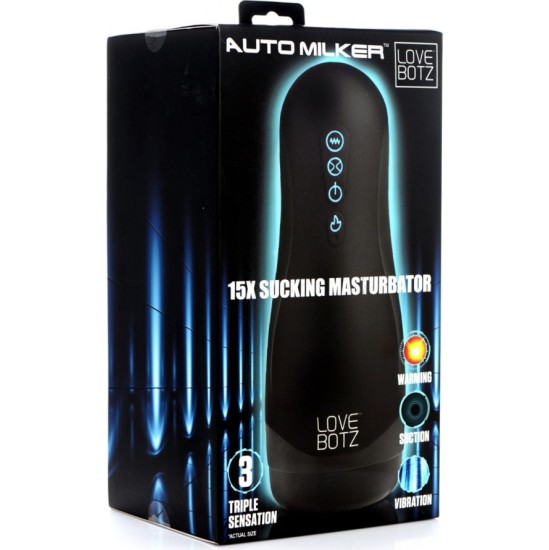 Xr - Lovebotz THE MILKER SUPREME MASTURBATOR 15X VIBRATION AND SUCTION