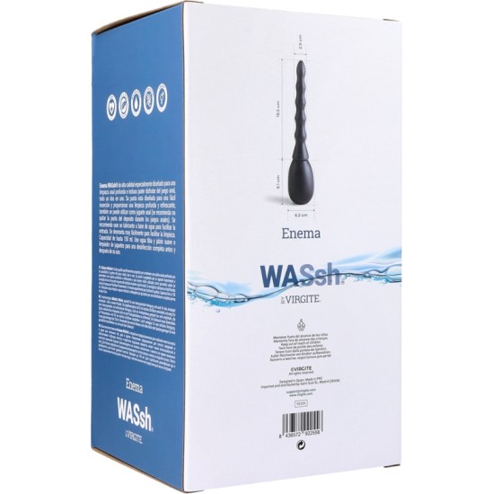 Virgite - Wassh KLIZMAS ANALŲ VALYMO ANTYS JUODOS 150 ML