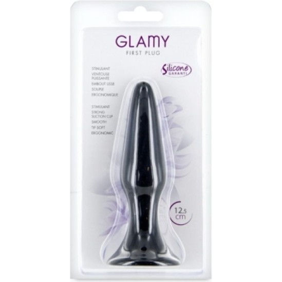 Glamy MEDIUM BLACK SILICONE PLUG