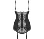 Obsessive HEARTINA CORSET & SHING BLACK L/XL