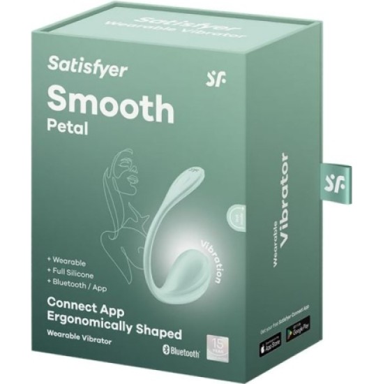 Satisfyer SMOOTH PETAL MINT EGG WITH CONTROL