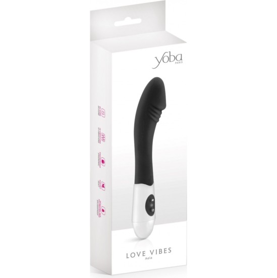 Yoba SILIKONA VIBRATORS G-SPOT AELA BLACK