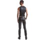 Demoniq OLIVER BLACK VEST WITH ADJUSTMENT BACK L