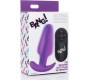 Xr - Bang! VIBRATED ANAL FORM T SILICONE USB W/ PURPLE REMOTE