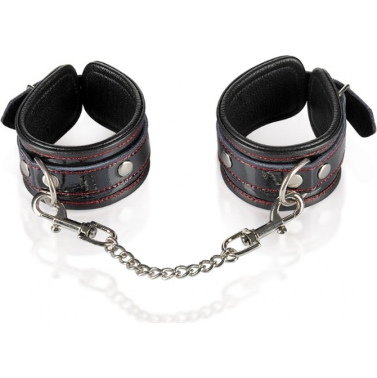 Fetish Tentation PREMIUM ADJUSTABLE HANDCUFFS BLACK/RED