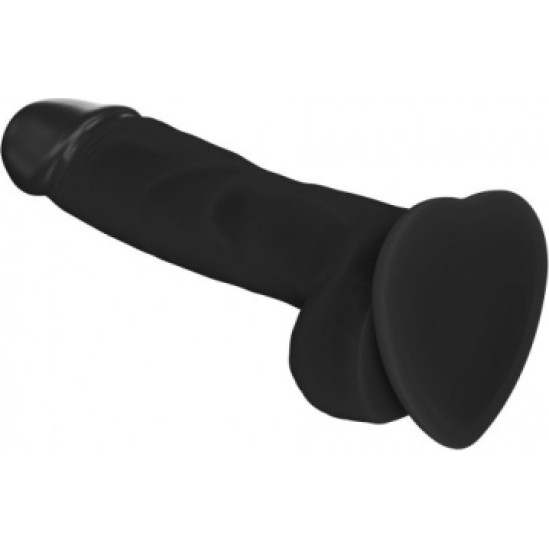 Strap-On-Me REALISTIC PENIS SOFT SILICONE BLACK L